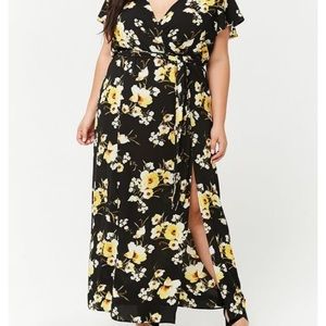 Forever 21 Maxi Dress With Leg Slits